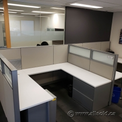 Steelcase U-Shaped Workstations Cubicles Systems Furniture